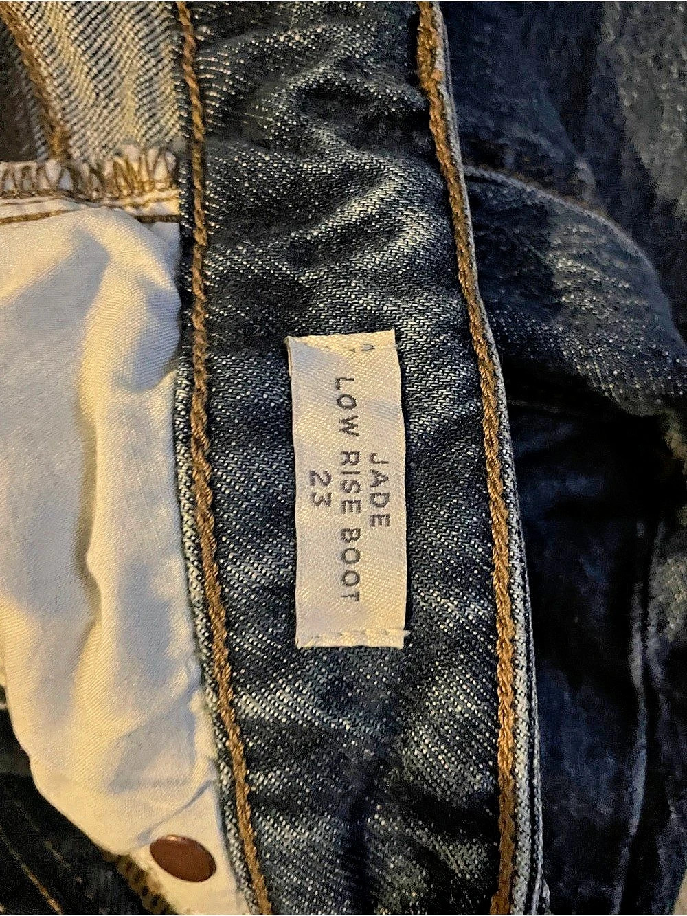 PacSun Jade Low Rise Bootcut Jeans Blue Waist 23 - Picture 3 of 3